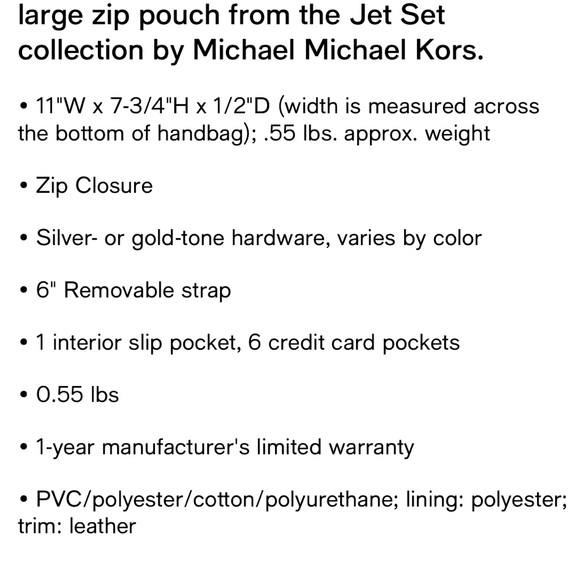 Michael Kors large zip wristlet - Picture 12 of 12